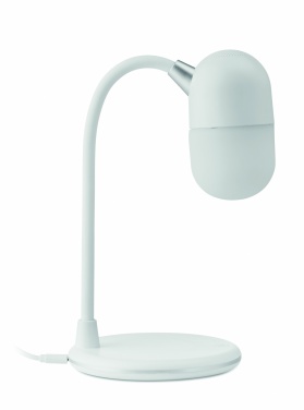 Logo trade advertising product photo of: Wireless charging lamp speaker