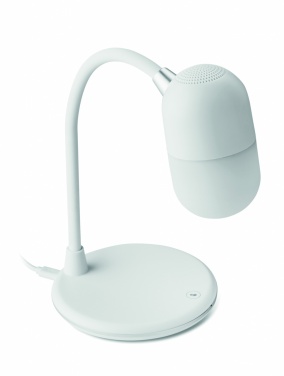 Logotrade promotional giveaway image of: Wireless charging lamp speaker