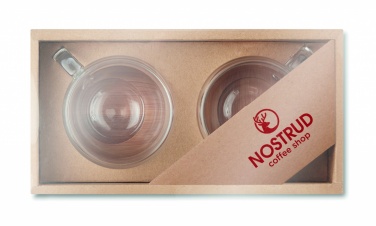 Logotrade promotional merchandise picture of: Set of 2 double wall espresso
