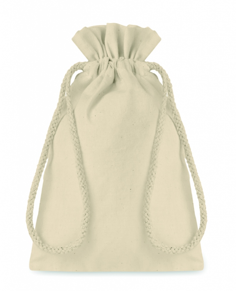 Logo trade promotional giveaways image of: Small Cotton draw cord bag