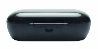 Logo trade promotional gifts picture of: TWS earbuds with charging box