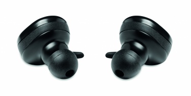 Logo trade promotional giveaways image of: TWS earbuds with charging box