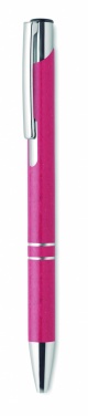 Logotrade promotional gift picture of: Wheat Straw/ABS push type pen
