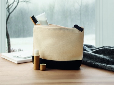 Logotrade corporate gifts photo of: Bicolour cotton cosmetic bag