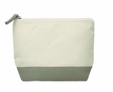 Logo trade advertising product photo of: Bicolour cotton cosmetic bag