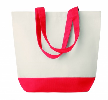 Logo trade promotional item photo of: Canvas beach bag 280gr/m2
