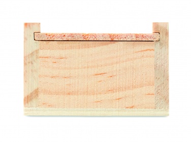 Logotrade promotional item image of: Stationery set in wooden box