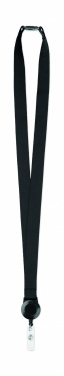 Logo trade business gifts image of: Lanyard retractable clip