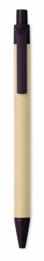 Logotrade promotional products photo of: Push ball pen coffee husk/ABS