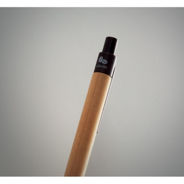 Logotrade corporate gift image of: Push ball pen coffee husk/ABS
