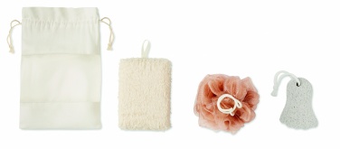 Logotrade promotional merchandise image of: Bath set in cotton pouch