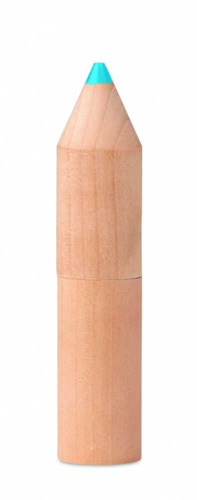 Logotrade promotional gift picture of: 6 pencils in wooden box