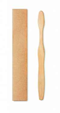 Logotrade promotional gifts photo of: Bamboo toothbrush in Kraft box