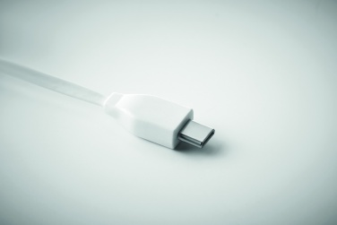 Logotrade promotional giveaway image of: Bamboo 3-in-1 cable