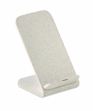 Logo trade promotional merchandise picture of: Wheat straw/ABS charger std10W