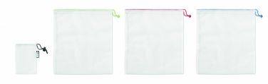Logotrade promotional giveaway picture of: Set of 3 RPET mesh food bags