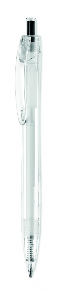 Logo trade corporate gifts image of: RPET push ball pen
