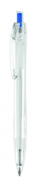 Logo trade advertising products picture of: RPET push ball pen