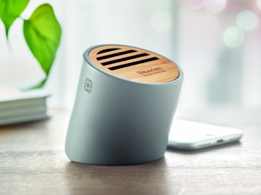 Logo trade promotional item photo of: Wireless speaker limestone