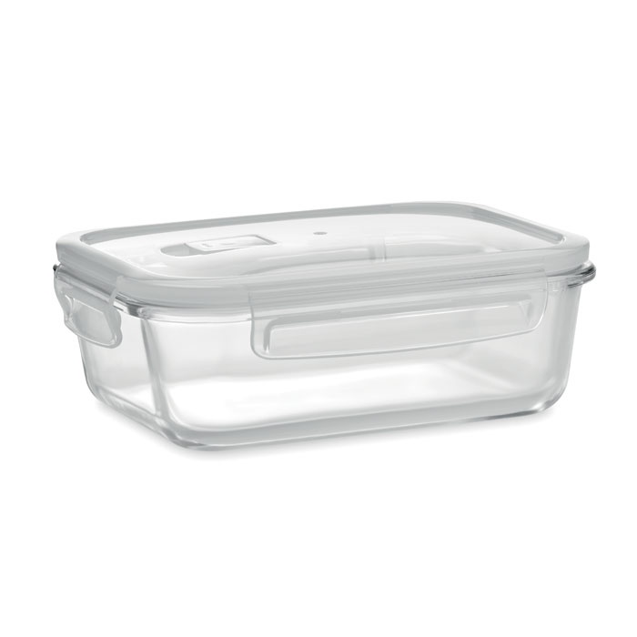 Logo trade corporate gifts picture of: Glass lunchbox & PP lid 900ml