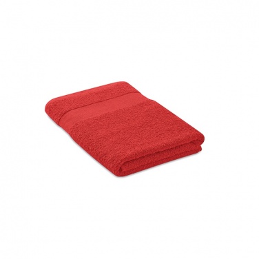 Logo trade promotional giveaways image of: Towel organic cotton 140x70cm