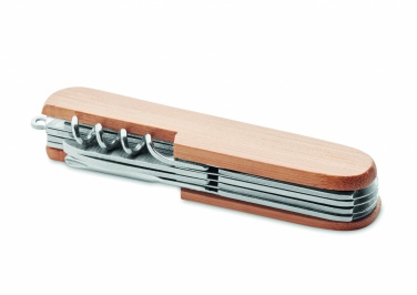 Logotrade advertising product picture of: Multi tool pocket knife bamboo