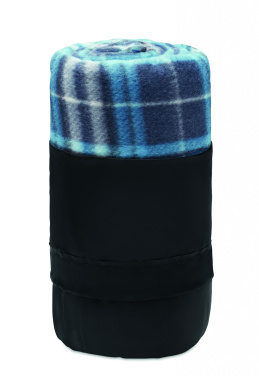 Logotrade promotional giveaway picture of: RPET fleece travel blanket