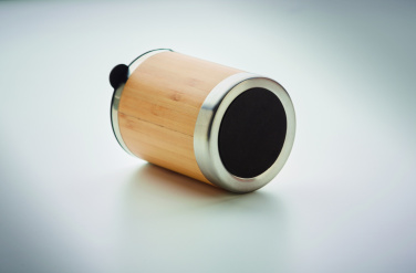 Logo trade promotional items image of: Tumbler in bamboo cover 250ml