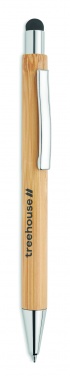 Logotrade promotional item image of: Bamboo ballpoint pen with blue ink