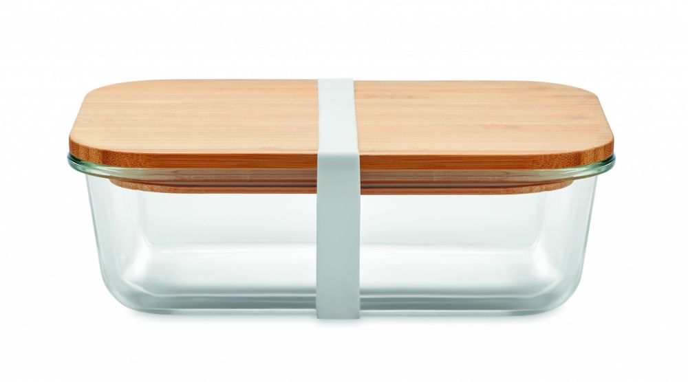 Logotrade promotional giveaway image of: Glass lunchbox with bamboo lid