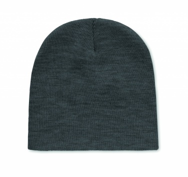 Logo trade promotional giveaways picture of: Beanie in RPET polyester