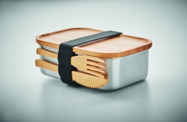 Logotrade promotional product picture of: Stainless steel lunchbox 600ml