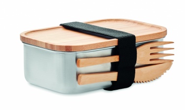 Logo trade corporate gifts picture of: Stainless steel lunchbox 600ml