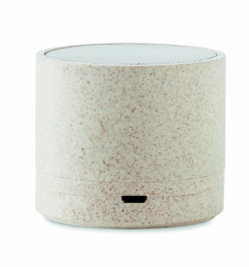 Logotrade corporate gifts photo of: 3W speaker in wheat straw/ABS