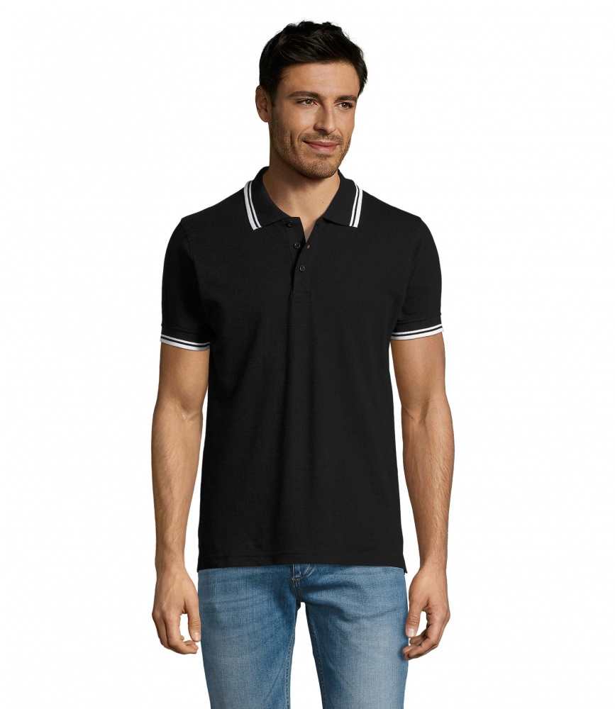 Logotrade promotional giveaway image of: PASADENA men polo 200g
