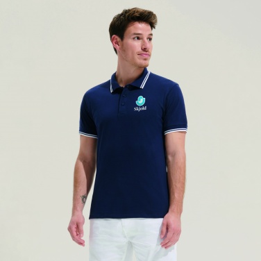Logo trade advertising products image of: PASADENA men polo 200g