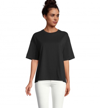Logo trade promotional giveaways image of: BOXY WOMEN OVERSIZE T-SHIRT