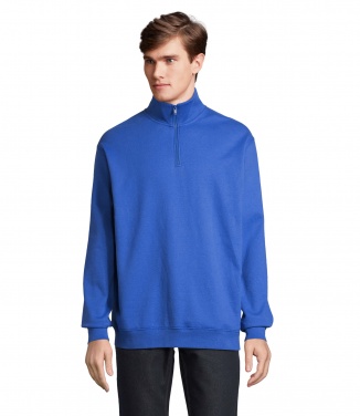 Logo trade promotional merchandise picture of: CONRAD Sweat Zip Collar