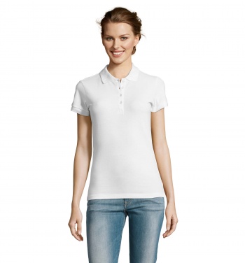 Logo trade business gifts image of: PEOPLE WOMEN POLO 210g