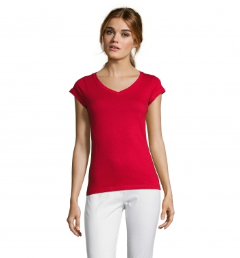 Logo trade promotional gifts image of: MOON WOMEN T-SHIRT 150g
