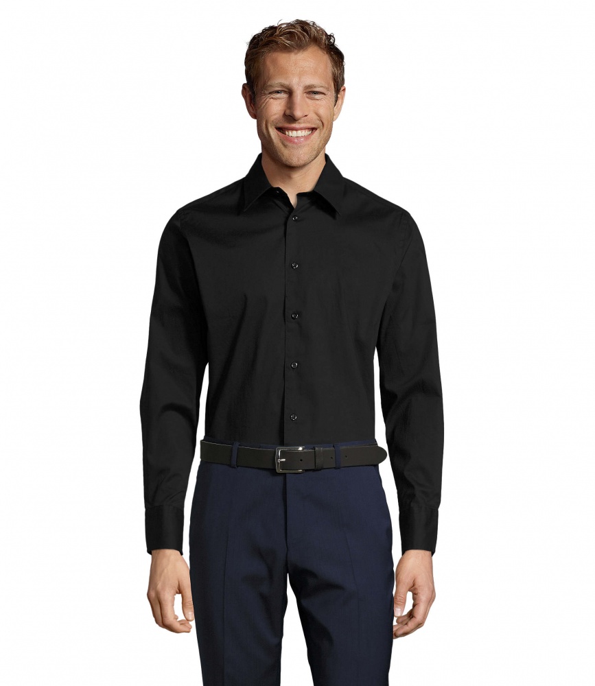 Logo trade promotional items picture of: BRIGHTON men shirt 140g