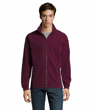 Logo trade promotional merchandise image of: NORTH Zipped Fleece Jacket
