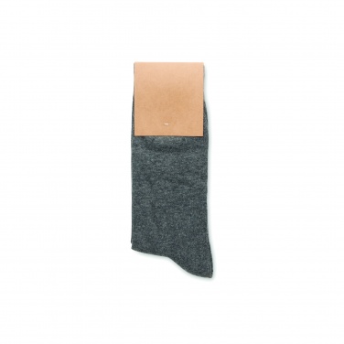 Logo trade promotional giveaway photo of: Pair of socks in gift box M