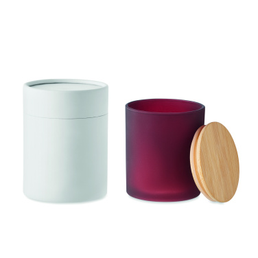 Logo trade advertising products image of: Plant based wax candle 200 gr