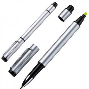 Logo trade promotional product photo of: Metal duo pen GETAFE