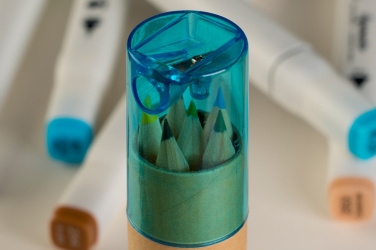 Logo trade corporate gift photo of: Wooden crayons BECKY