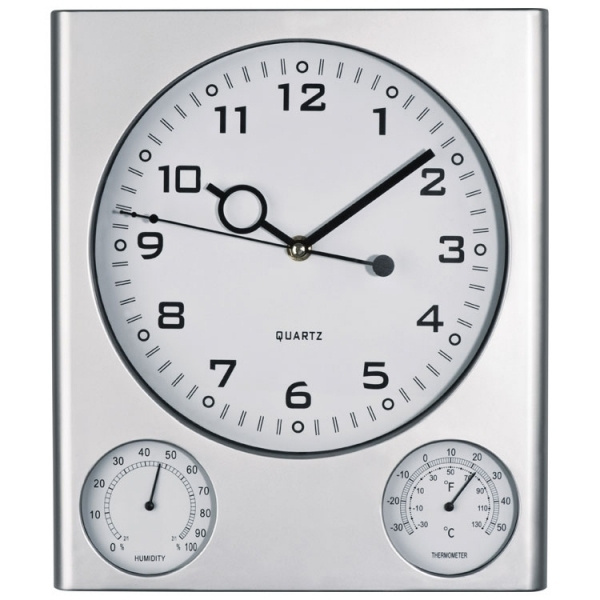 Logotrade corporate gift picture of: Plastic wall clock DEN HAAG