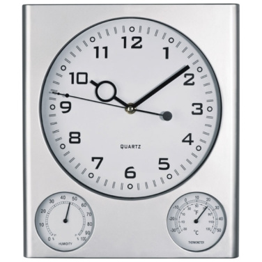 Logo trade advertising products picture of: Plastic wall clock DEN HAAG