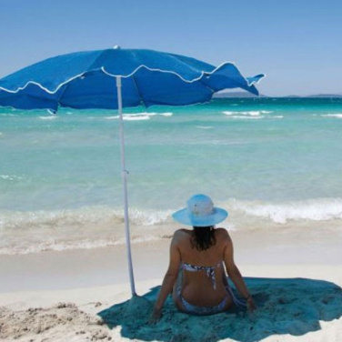 Logo trade corporate gifts picture of: Beach umbrella FORT LAUDERDALE