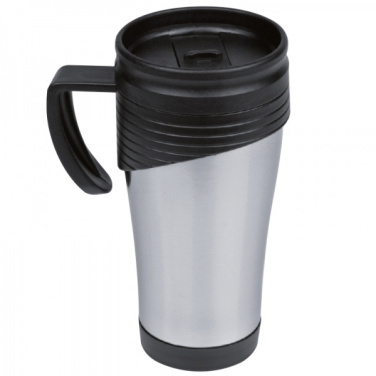 Logo trade promotional item photo of: Stainless steel thermo cup EL PASO 400 ml